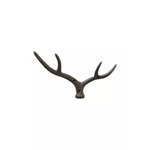 Boltze cuier de perete pentru haine Antler 17 cm culoarea negru imagine