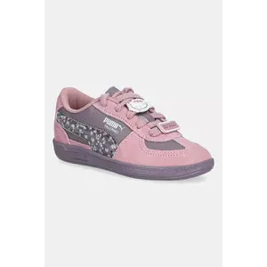 Puma sneakers pentru copii Palermo HK&FR 2 culoarea roz, 403389 imagine