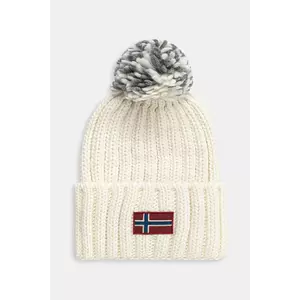 Napapijri căciulă din amestec de lână Semiury culoarea bej, NP0A4GKCN1J1 imagine