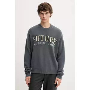 FROM FUTURE pulover de cașmir culoarea gri, light, MPR03345 imagine