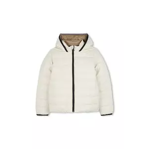 BOSS geacă de puf reversibila pentru copii culoarea bej, J52398 imagine
