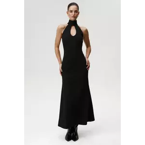 Undress Code rochie culoarea negru, maxi, evazați, 1064 imagine