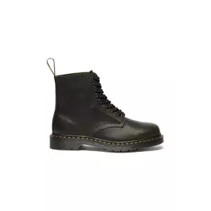 Dr. Martens cizme de piele 1460 Pascal culoarea verde, cu toc plat, DM31981300 imagine