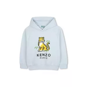 Kenzo Kids hanorac de bumbac pentru copii cu glugă, cu imprimeu, K61447 imagine