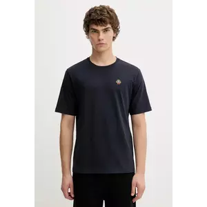 Bally tricou din bumbac culoarea bleumarin, uni, MJE0AY imagine