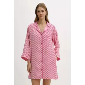 Dkny cămadă de noapte culoarea roz, YI30061 imagine