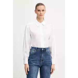 Marella cămadă culoarea alb, cu guler clasic, regular, 2523116022200 imagine