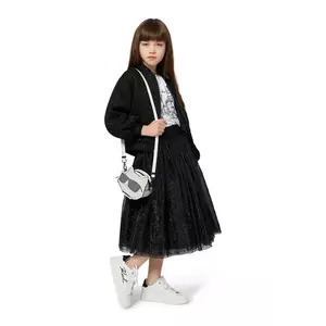 Karl Lagerfeld fustă fete culoarea negru, mini, evazați, Z30586 imagine