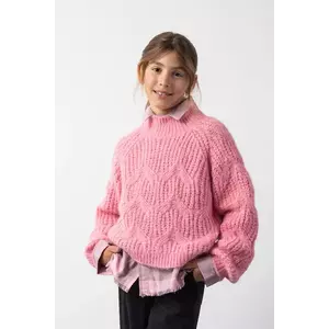 Coccodrillo pulover copii culoarea roz, light, CRAFT PUNK GIRL JUNIOR imagine