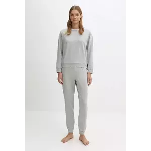 United Colors of Benetton pijama culoarea gri, 3L333P04A imagine