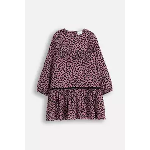 Coccodrillo rochie fete culoarea violet, mini, evazați, CRAFT PUNK GIRL KIDS imagine