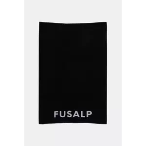 Fusalp fular din amestec de lână Ruan II culoarea negru, cu imprimeu, E3717 imagine