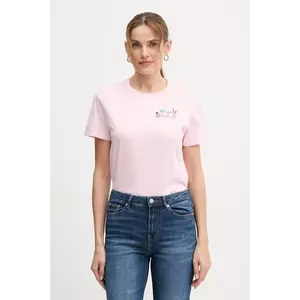 MC2 Saint Barth tricou din bumbac culoarea turcoaz, EMI0002 imagine