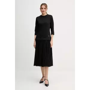 Joop! rochie culoarea negru, midi, evazați, 30047770 imagine