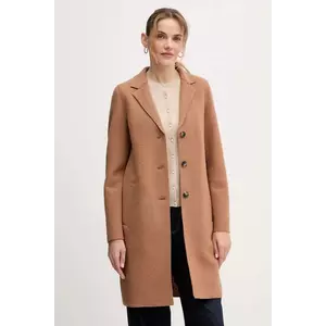 OUI palton de lână culoarea maro, 79918 imagine