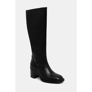 Vagabond Shoemakers ghete de piele MERYL culoarea negru, cu toc drept, 6047-001-20 imagine