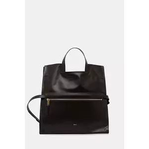 Bally poșetă de piele culoarea maro, WAC04S imagine