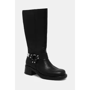 Just Cavalli cizme culoarea negru, cu toc drept, 79RA3S90ZSD61899 imagine