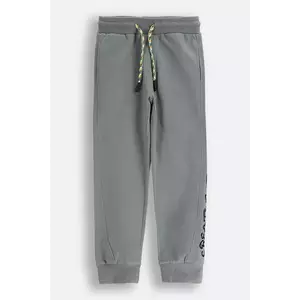 Coccodrillo pantaloni de bumbac pentru copii culoarea gri, uni, SPORTS BOY KIDS imagine