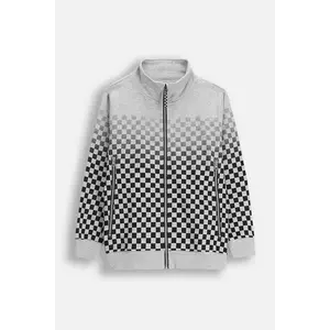 Coccodrillo bluză culoarea gri, cu imprimeu, CITY RACING BOY JUNIOR imagine