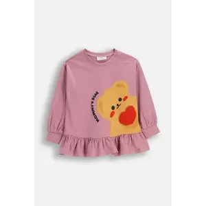 Coccodrillo tricou copii culoarea roz, TEDDY BEAR GIRL NEWBORN imagine