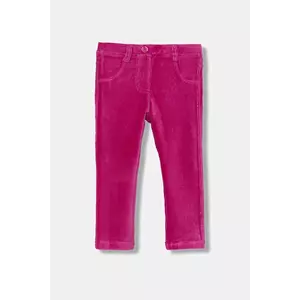 United Colors of Benetton leggins copii culoarea roz, uni, 4DZBGE00L imagine