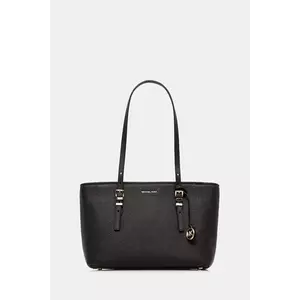 MICHAEL Michael Kors poșetă de piele QUINN culoarea negru, 30T5GQNT2L imagine