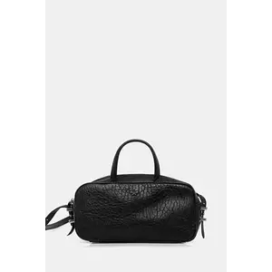 Weekend Max Mara poșetă de piele TUNDRA culoarea negru, 2525516095600 imagine