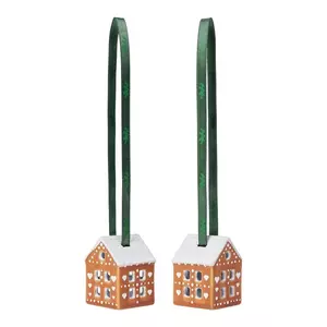 Kähler pandantiv decorativ Gingerbread Christmas 5 cm imagine