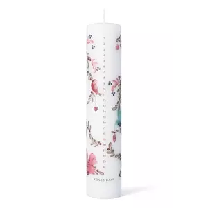 Rosendahl lumânare de advent Cottage Advent Candle 2025 5 cm culoarea alb imagine