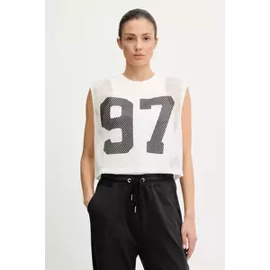 Puma top PUMA x ROSÉ culoarea bej, 633804 imagine