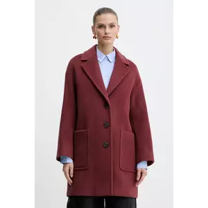 MAX&Co. haină din amestec de lână culoarea bordo, 2526016023200 imagine