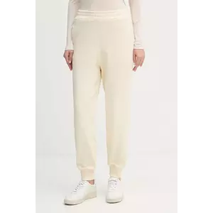 United Colors of Benetton pantaloni de trening din bumbac culoarea bleumarin, uni, 3UNIDF01A imagine