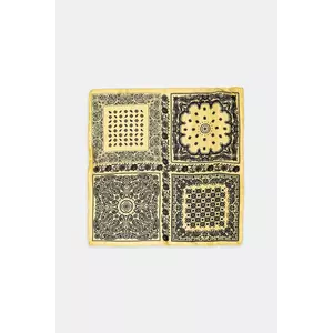 Answear.LAB esarfa de matase culoarea maro, modelator imagine