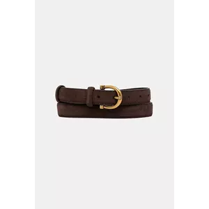 Answear.LAB curea din piele intoarsa culoarea maro imagine