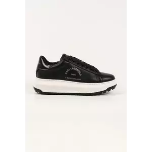 Karl Lagerfeld sneakers din piele KAPRI LUG culoarea negru, KL57538A imagine