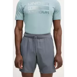 Under Armour pantaloni scurți de antrenament culoarea gri, 1376831 imagine