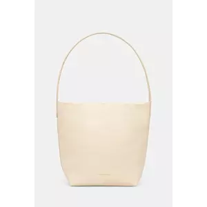 Liviana Conti poșetă de piele culoarea bej, A5WA62 imagine