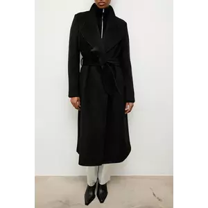 Answear.LAB palton de lana culoarea negru imagine