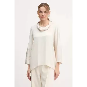 Joseph Ribkoff bluză culoarea bej, uni, 254217 imagine