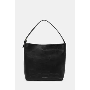 Liviana Conti poșetă de piele culoarea negru, A5WA64 imagine