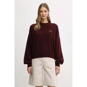 Rotate pulover de lână culoarea bordo, light, 1147522734 imagine