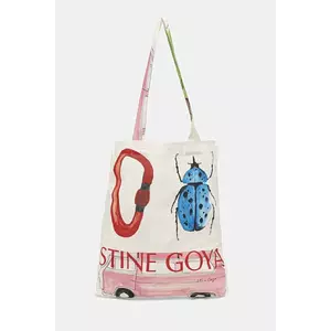 Stine Goya geantă de bumbac 0 culoarea alb, SG-AW25-A016-2285 imagine