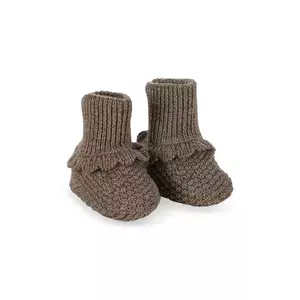 Konges Sløjd pantofi pentru bebeluși FRUITY BOOTIES culoarea verde, KS103467 imagine