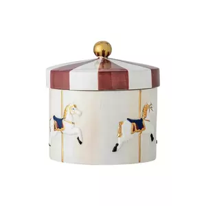 Bloomingville recipient cu capac Merry-go-round 1880 ml imagine
