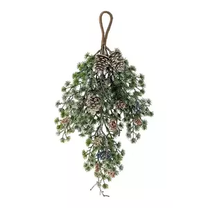 Bloomingville pandantiv decor Cedar Deco 46 x 8 x 23 cm culoarea verde imagine