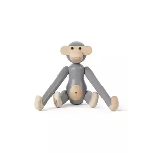 Kay Bojesen figurină decorativă Monkey Mini 9, 5 cm culoarea gri imagine
