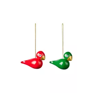 Kay Bojesen pandantiv decorativ Christmas Birds 5 cm 2-pack imagine