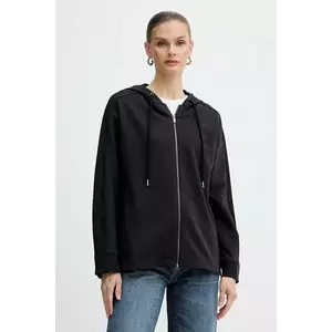 MM bluză ONORE culoarea negru, cu glugă, uni, 2526926018600 imagine