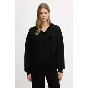 Iceberg bluză culoarea negru, uni, E071 6331 imagine